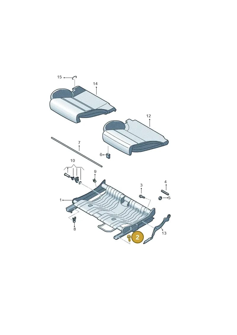 N91167601 — Audi Q5 qu. 2.0 TDI (2012-2017) diagram 647885200, position 2