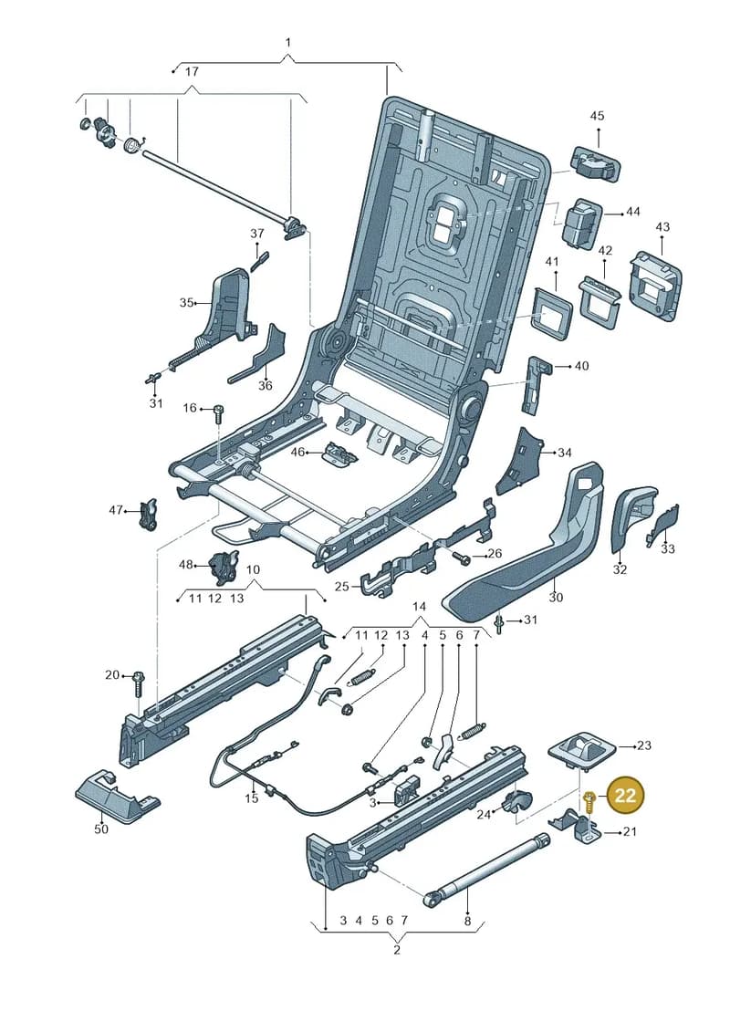 N91167601 — Audi Q7 (2015-2025) diagram 859883300, position 22