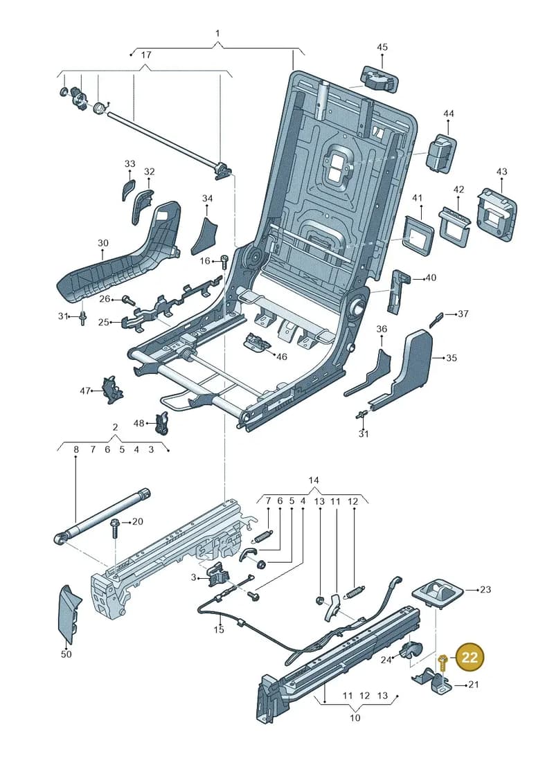 N91167601 — Audi Q7 (2015-2025) diagram 859883350, position 22
