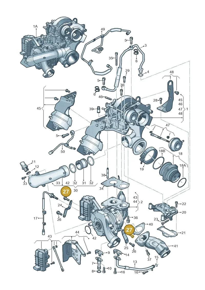 N91183401 — Audi A7 Sportback (2014-2018) diagram 717145330, position 27