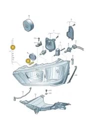 N91193301 Volkswagen Bulb