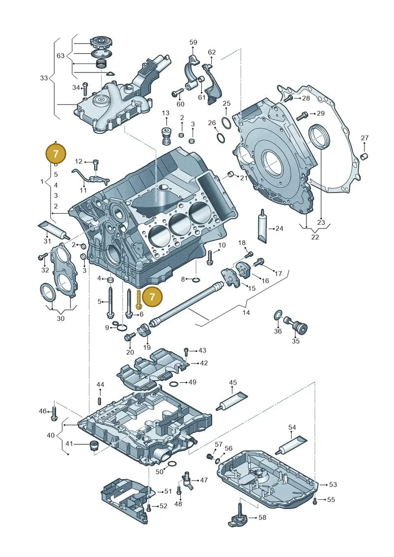 N91199101 — Audi Q5 qu. 2.0 TDI (2012-2017) diagram 675103330, position 7