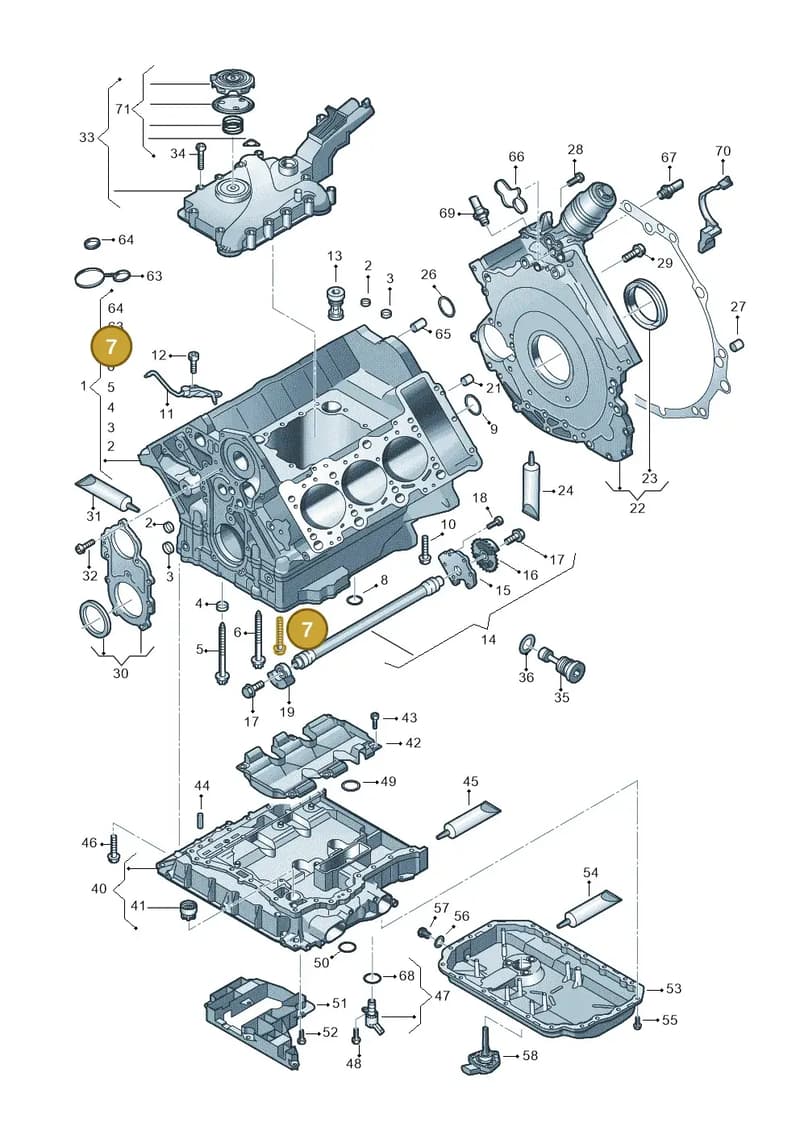 N91199101 — Audi Q7 (2015-2025) diagram 771103100, position 7