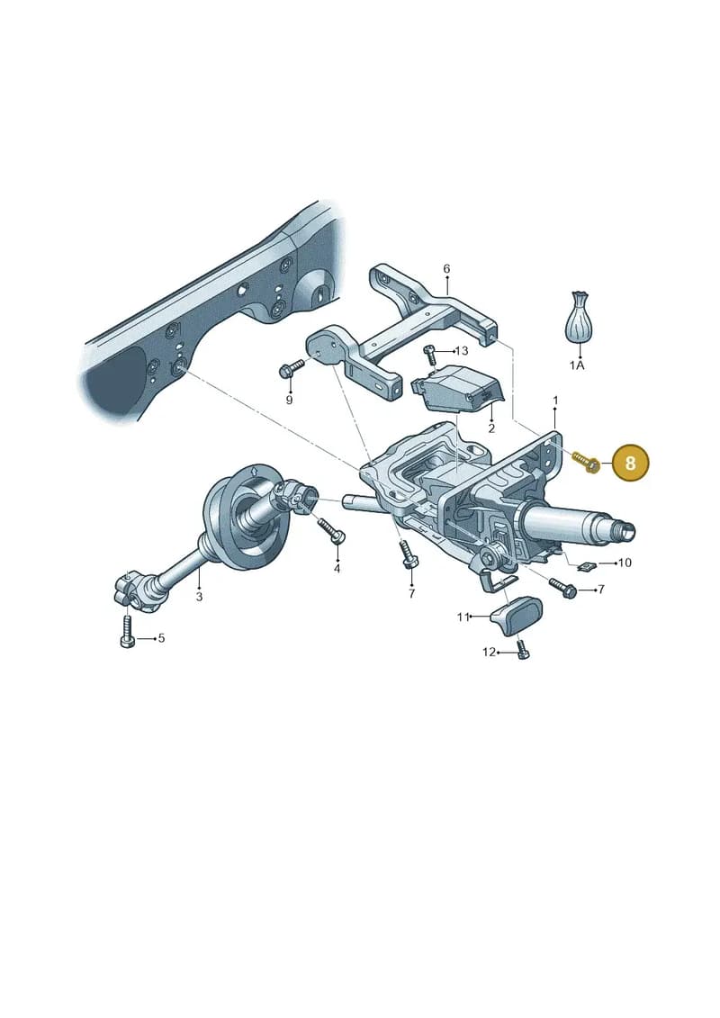 N91209401 — Audi Q5 qu. 2.0 TDI (2012-2017) diagram 620419500, position 8