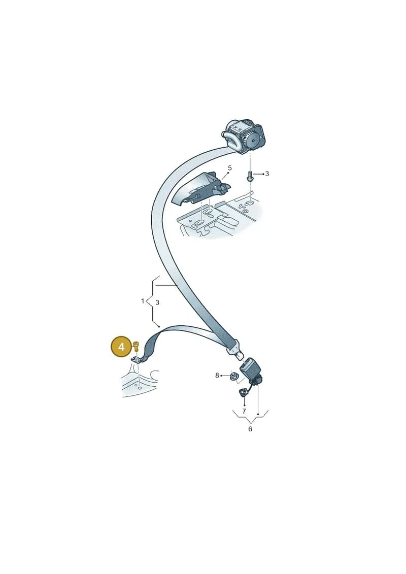 N91213101 — Audi RS5 Sportback (2017-2025) diagram 847857700, position 4
