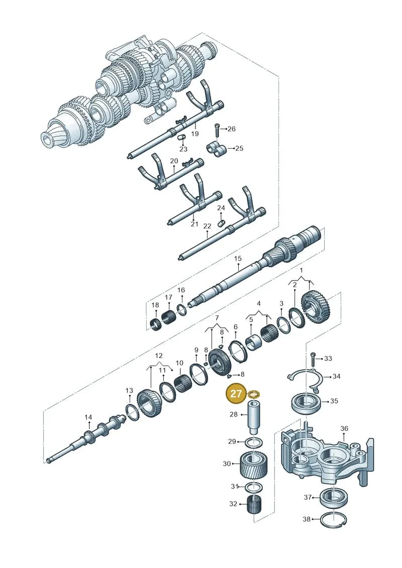N91214601 — Audi A5 Limousine (2024-2025) diagram 849311095, position 27