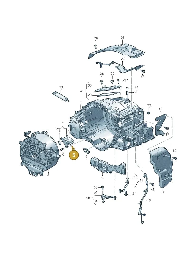 N91215501 — Audi A6 (2018-2025) diagram 896325620, position 5