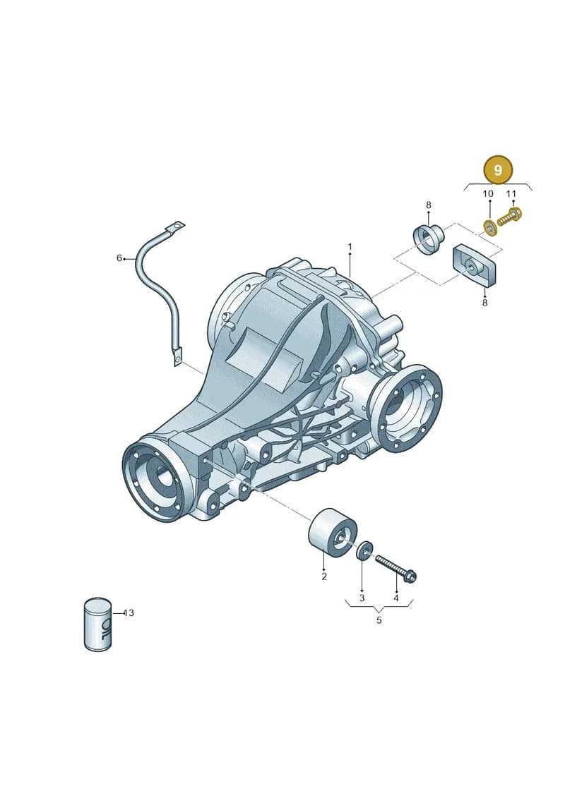 N91216901 — Audi Q5 qu. 2.0 TDI (2012-2017) diagram 647500100, position 9