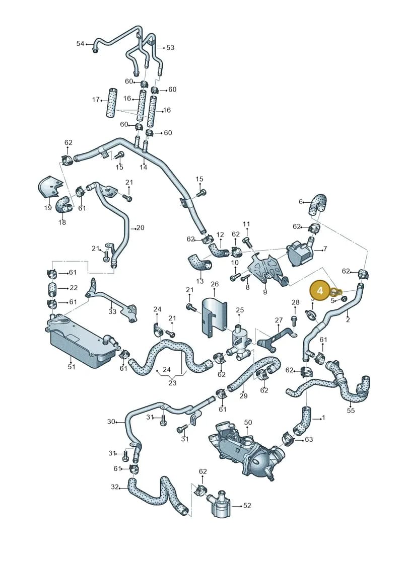 N91218201 — Audi A7 Sportback (2010-2015) diagram 711121530, position 4