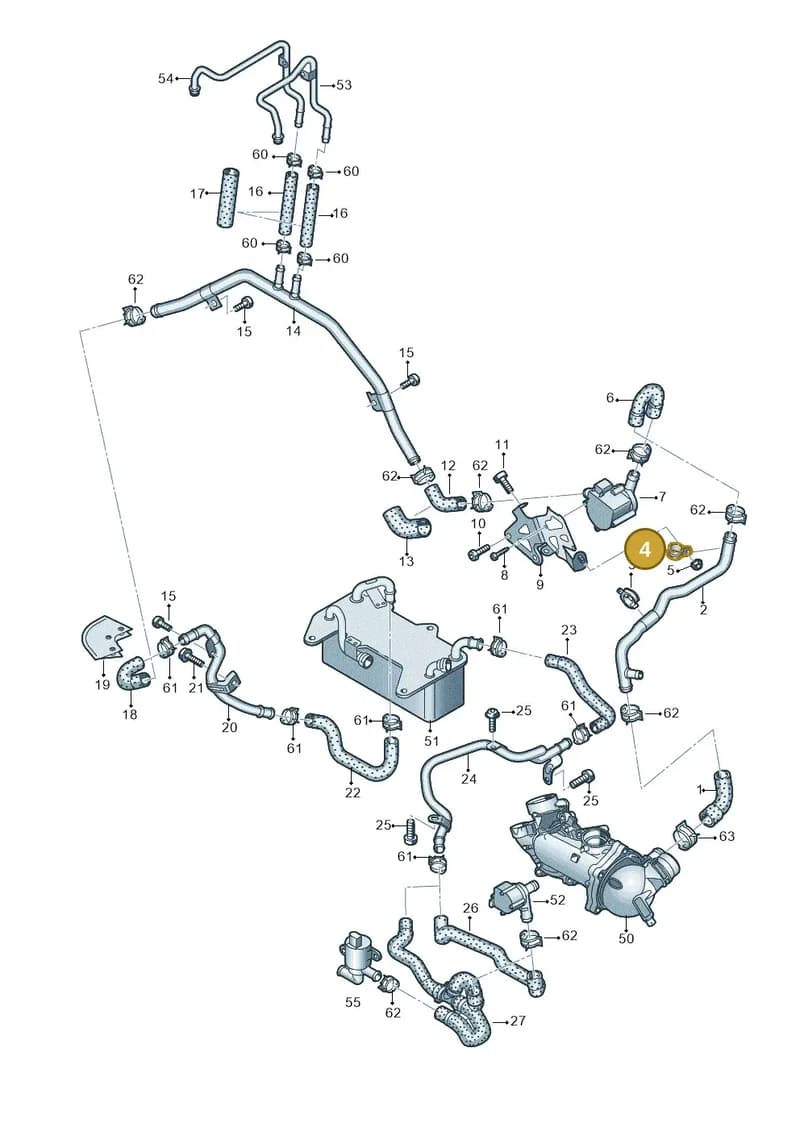 N91218201 — Audi A8 (2013-2018) diagram 771121520, position 4