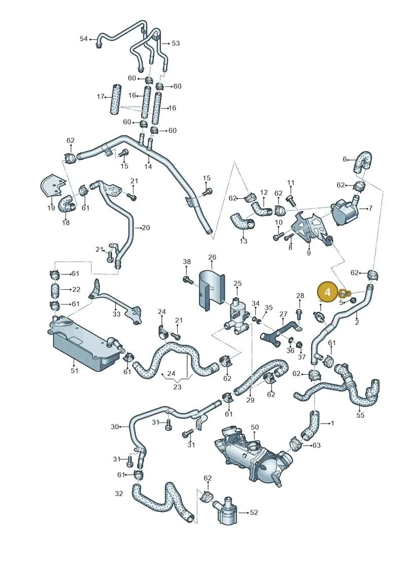 N91218201 — Audi A7 Sportback (2014-2018) diagram 788121530, position 4