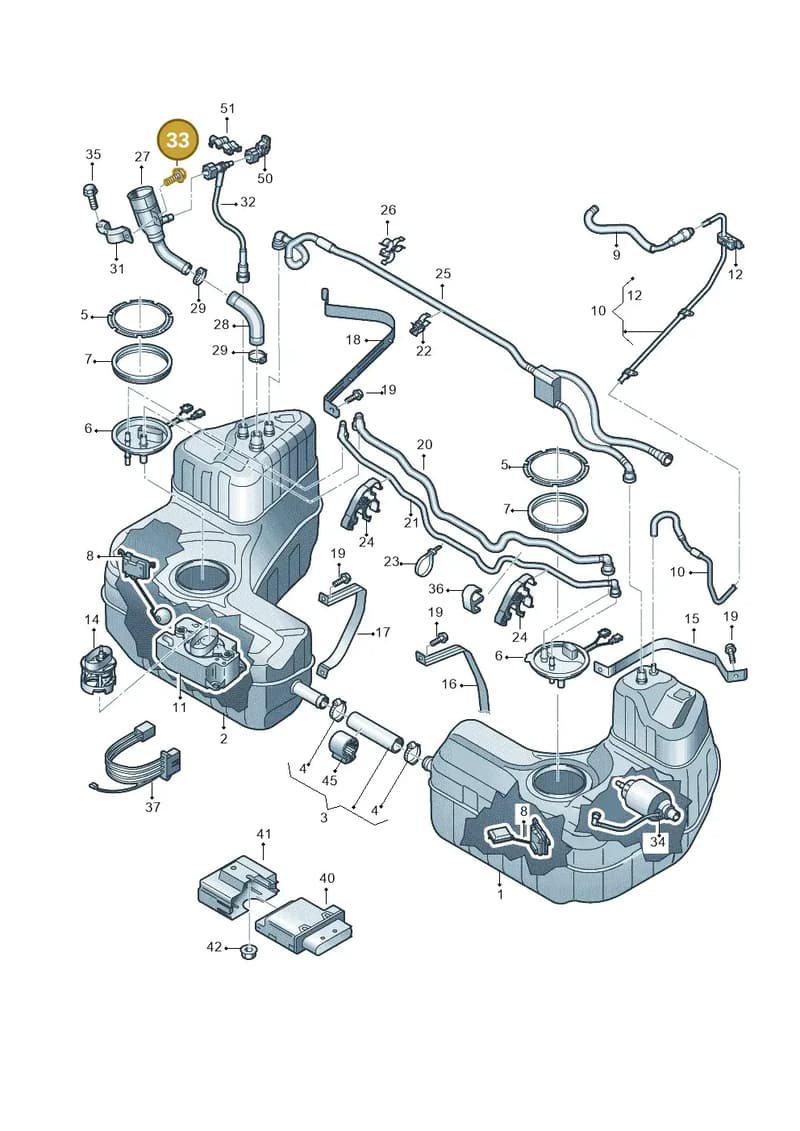 N91227001 — Audi R8 Spyder (2015-2024) diagram 872201000, position 33