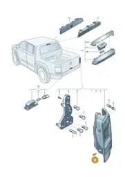 N91227001 Volkswagen Hexagon Socket Head Bolt (Combi)