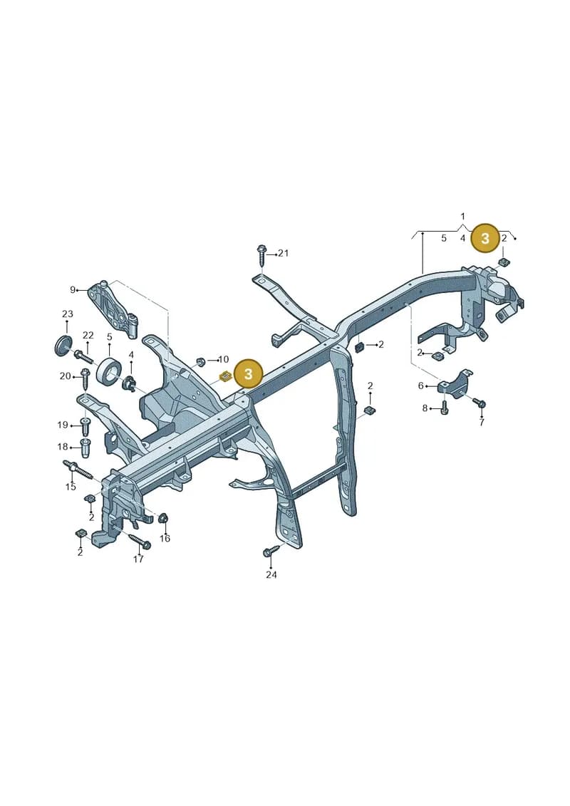 N91235201 — Audi RS Q8 (2019-2025) diagram 429857000, position 3