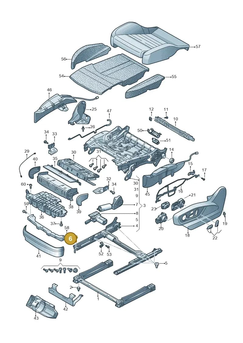 N91236001 — Audi RS Q8 (2019-2025) diagram 859881300, position 6