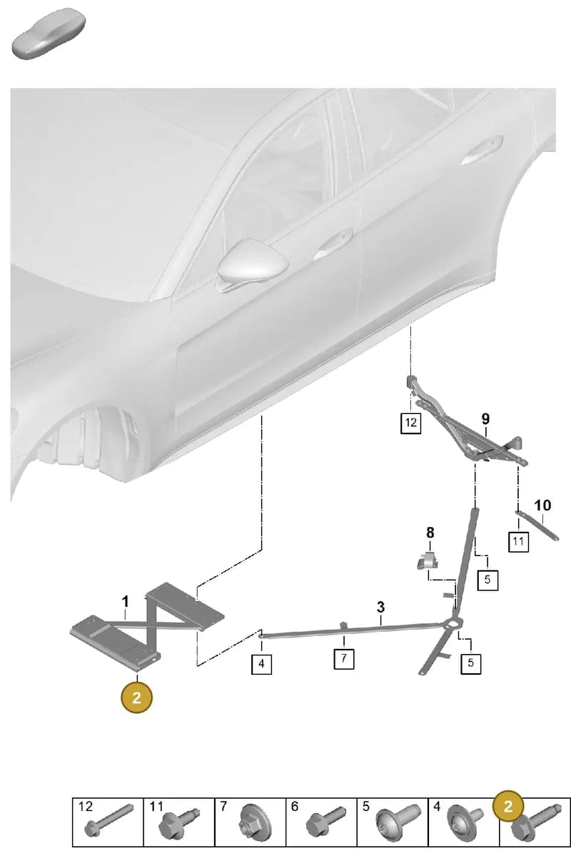 N91249001 — Porsche Panamera (2023-2025) diagram p62801175, position 2