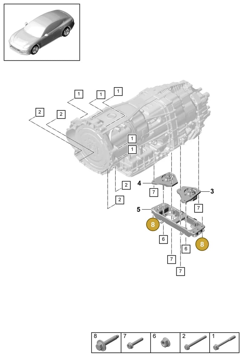 N91251301 — Porsche Panamera (2016-2020) diagram p49306000, position 8