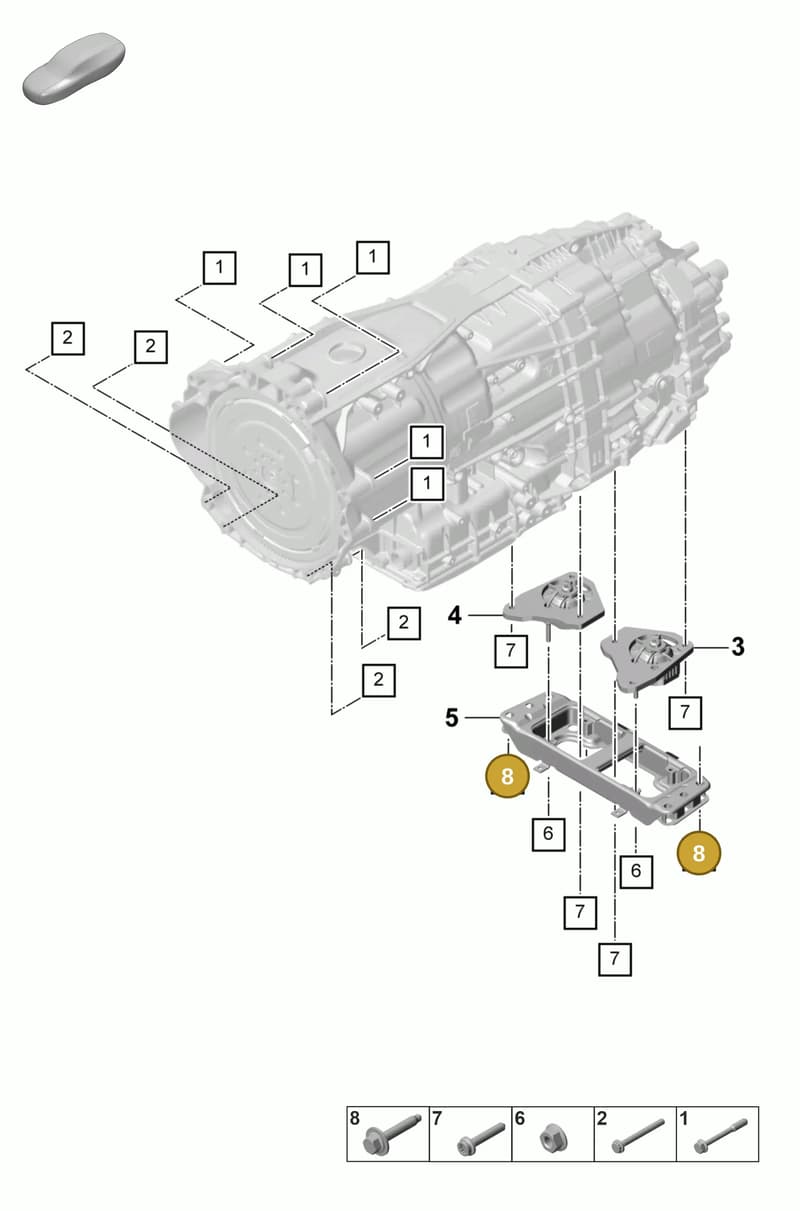 N91251301 — Porsche Panamera (2020-2023) diagram p58306000, position 8