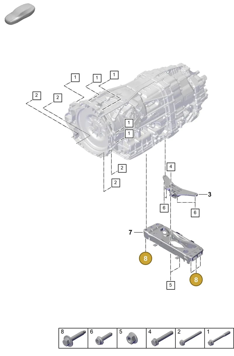 N91251301 — Porsche Panamera (2023-2025) diagram p62306000, position 8