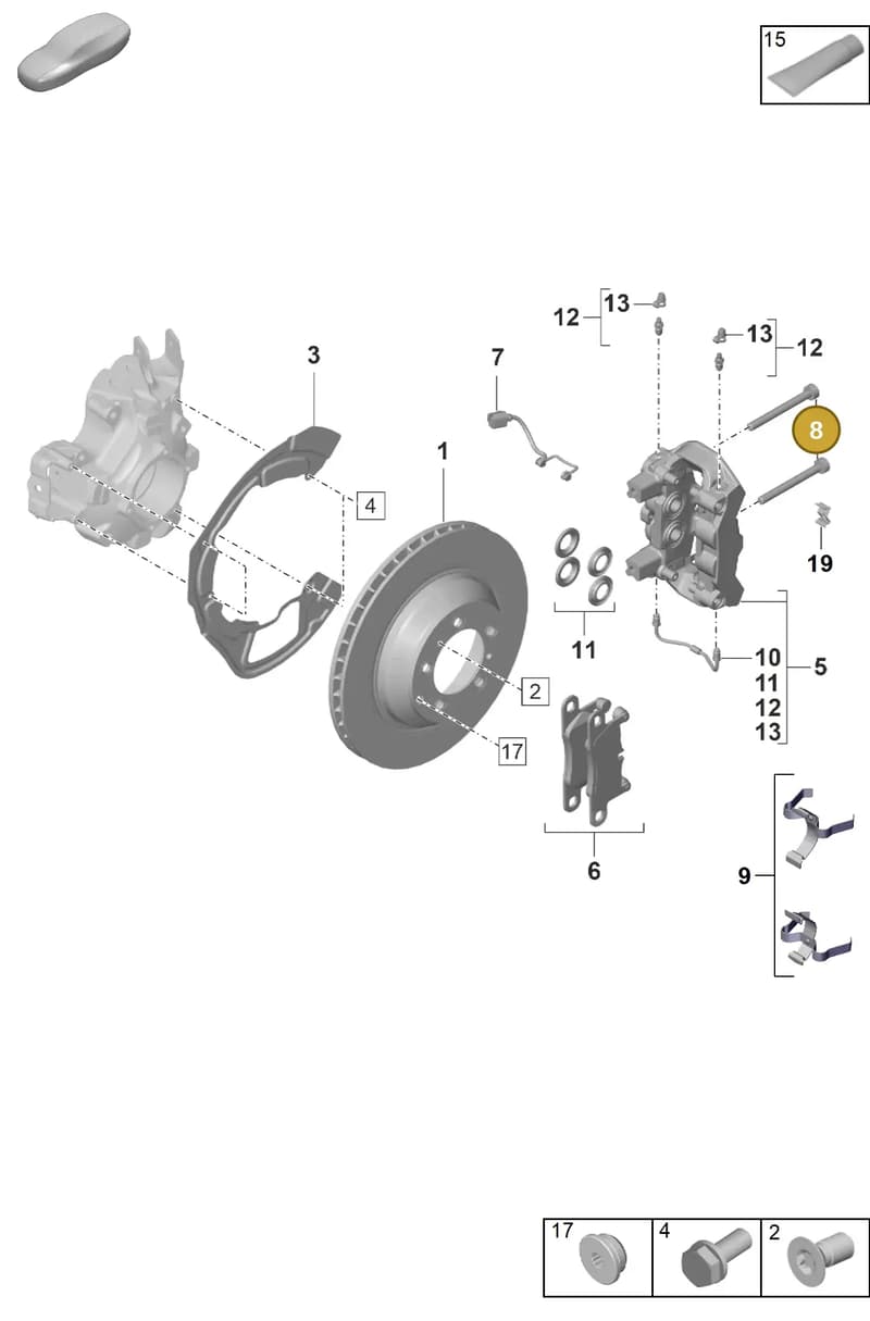 N91252201 — Porsche Panamera (2020-2023) diagram p56603000, position 8