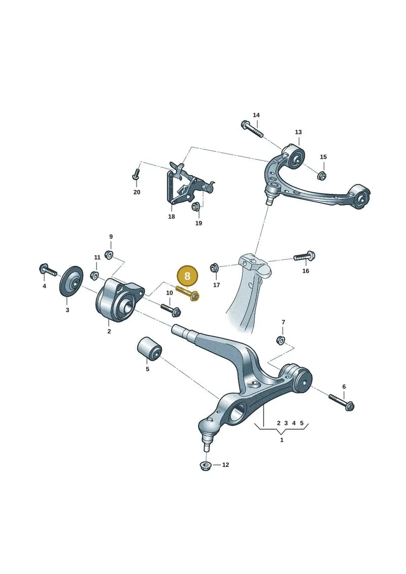 N91253401 — Audi RS e-tron GT (2020-2025) diagram 4j1407010, position 8