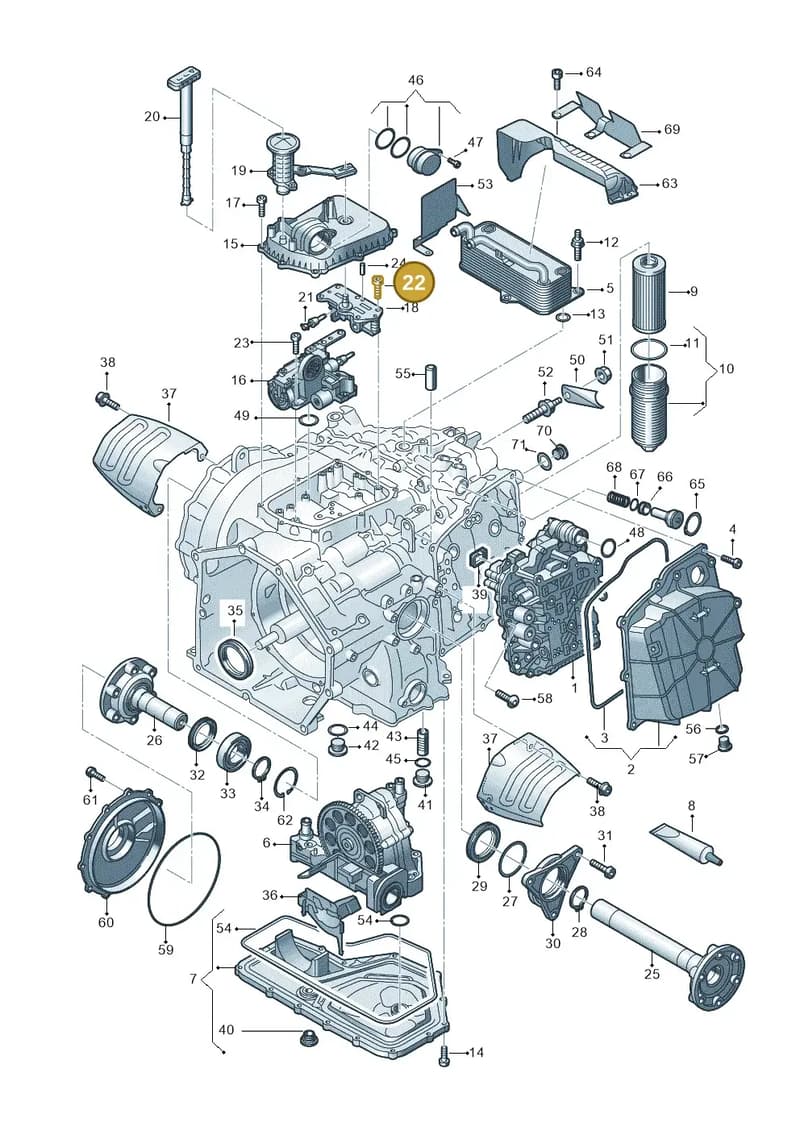 N91255301 — Audi R8 Spyder (2015-2024) diagram 872325500, position 22