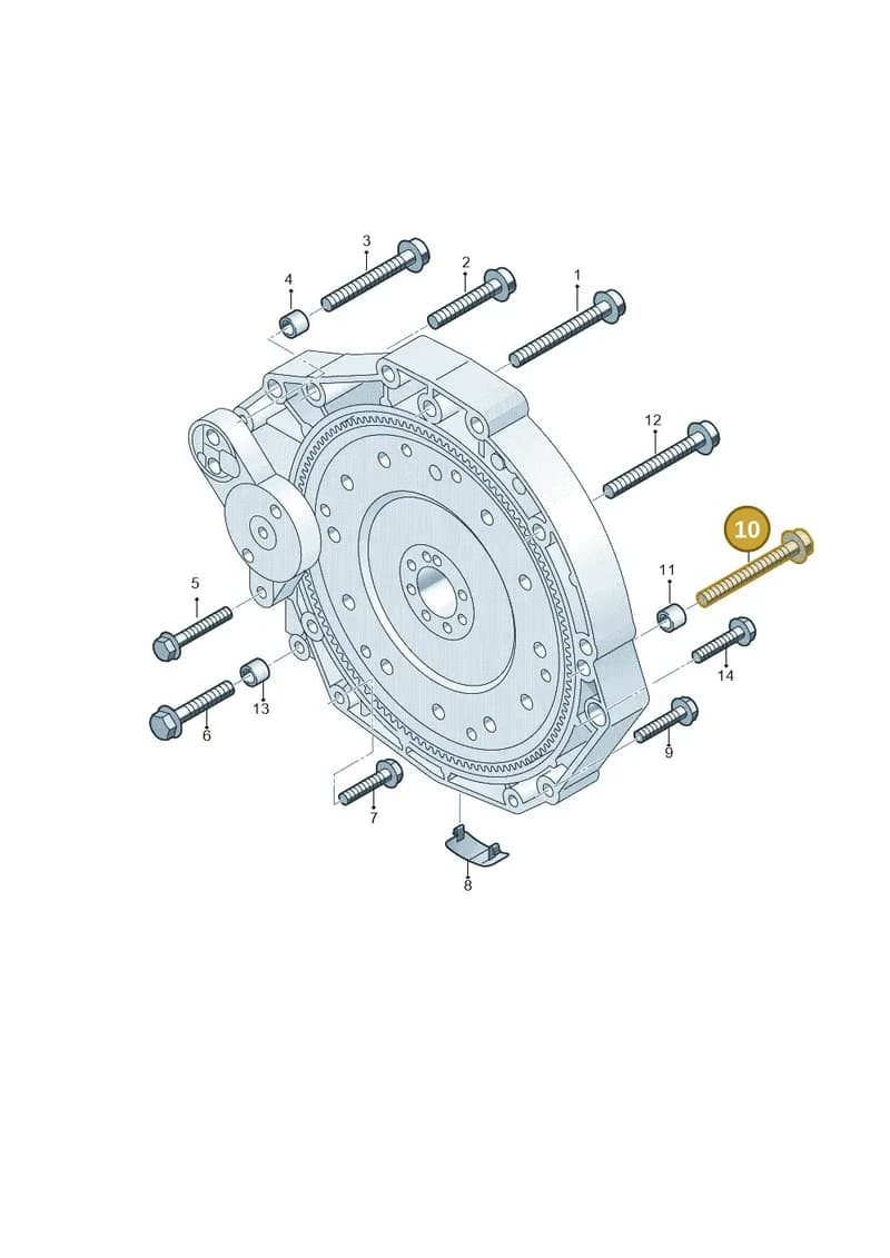 N91260101 — Audi A6 (2018-2025) diagram 717300820, position 10