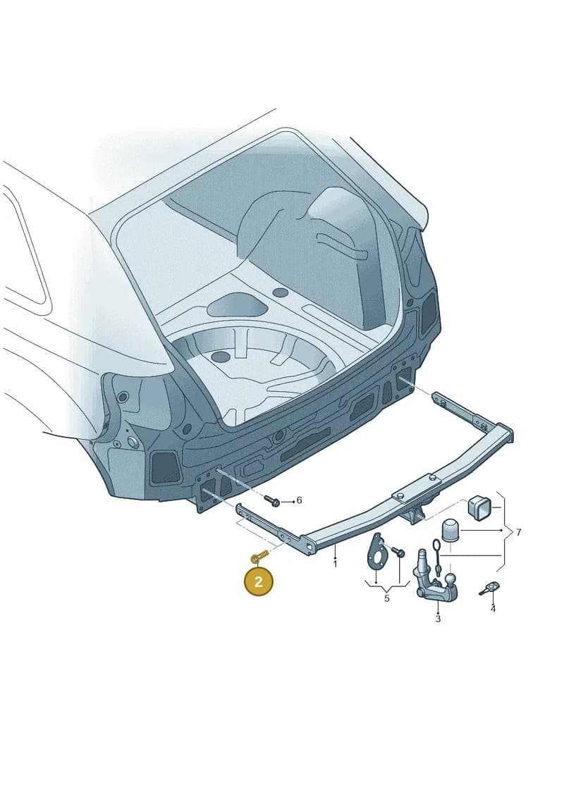 N91260801 — Audi Q2 (2016-2025) diagram 745804500, position 2
