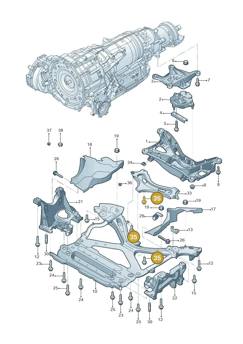 N91265101 — Audi Q5 qu. 2.0 (2018-) diagram 428399070, position 35