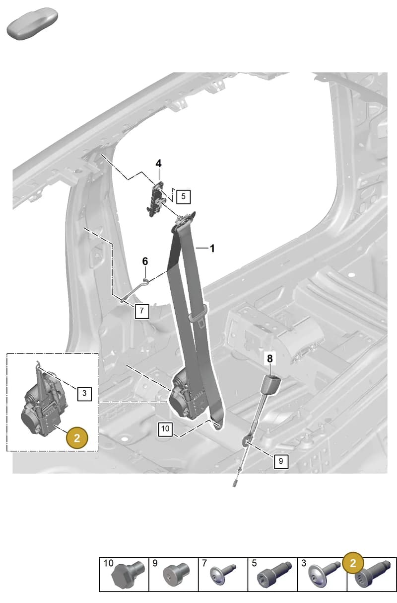 N91269501 — Porsche Panamera (2023-2025) diagram p62812000, position 2