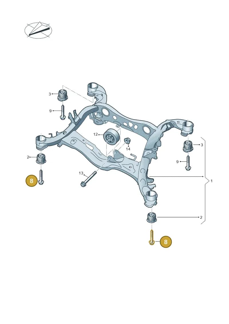 N91272101 — Audi Q5 (2016-2025) diagram 896505000, position 8