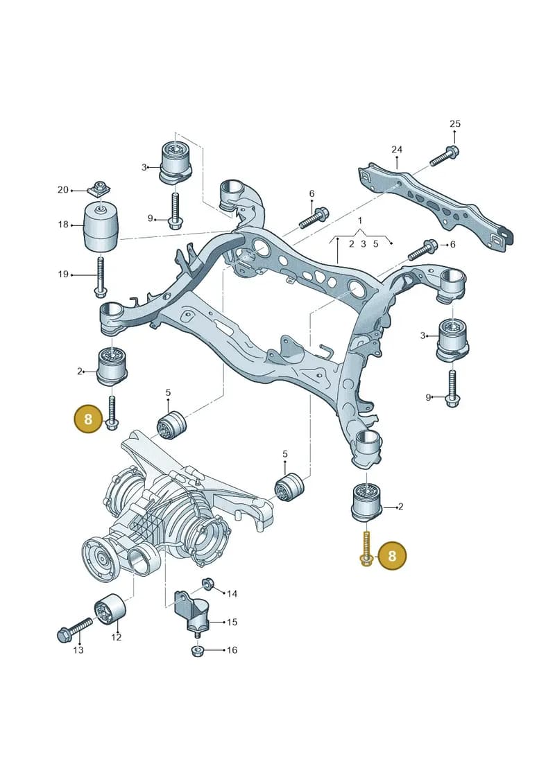 N91272101 — Audi Q5 (2016-2025) diagram 896505100, position 8