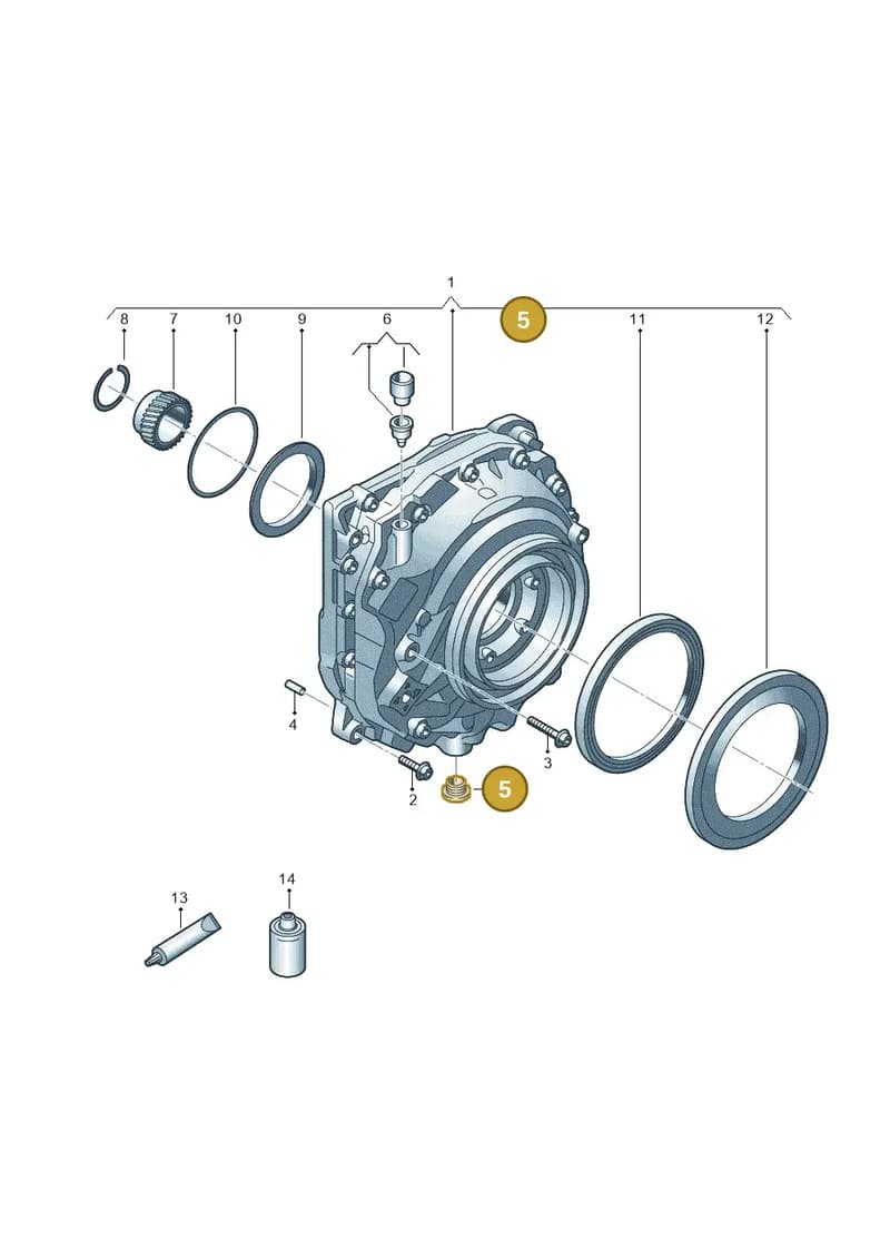 N91281501 — Audi Q8 e-tron (2018-2025) diagram 586300520, position 5