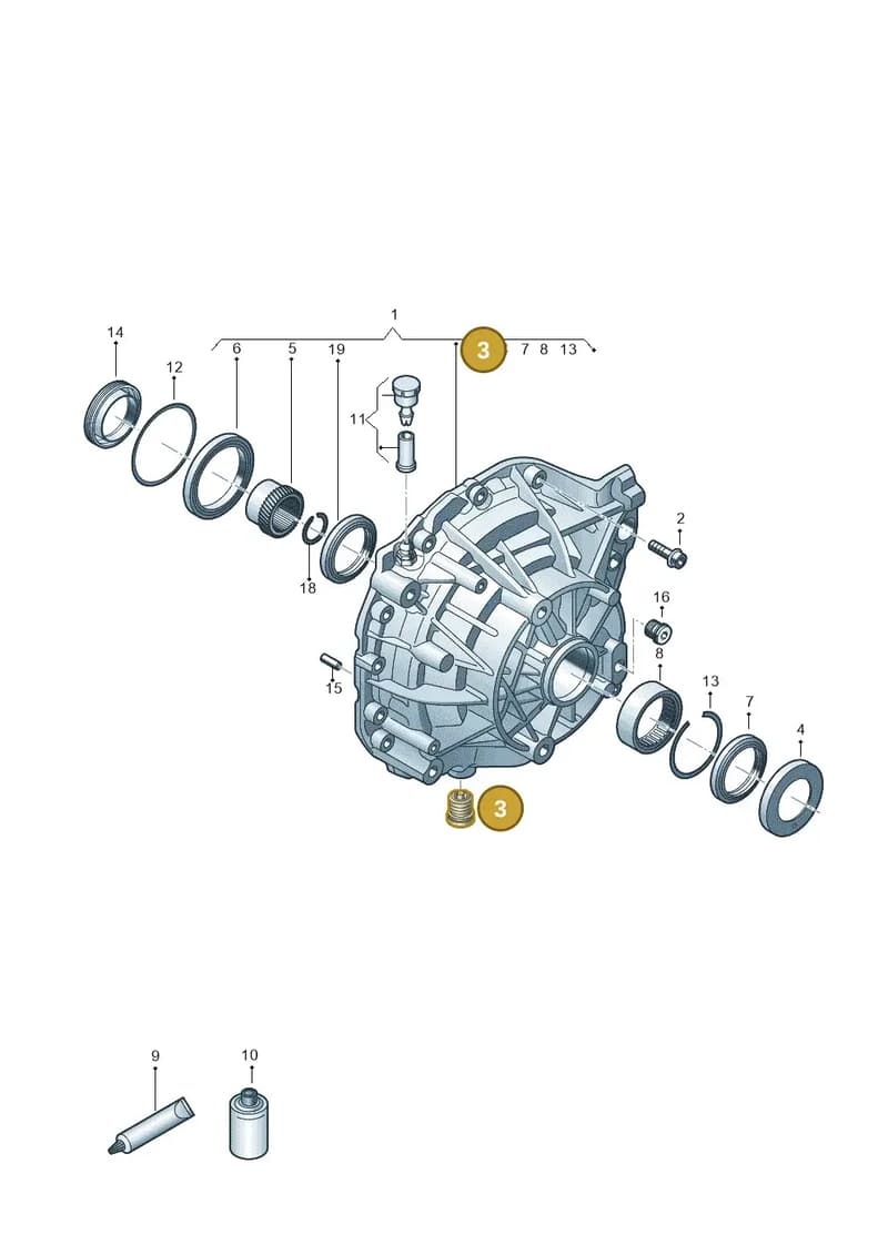 N91281501 — Audi Q8 e-tron (2018-2025) diagram 586500000, position 3