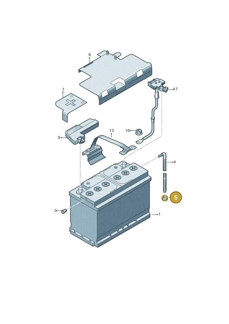 N91294101 — Audi Q5 (2016-2025) diagram 896915000, position 5+8