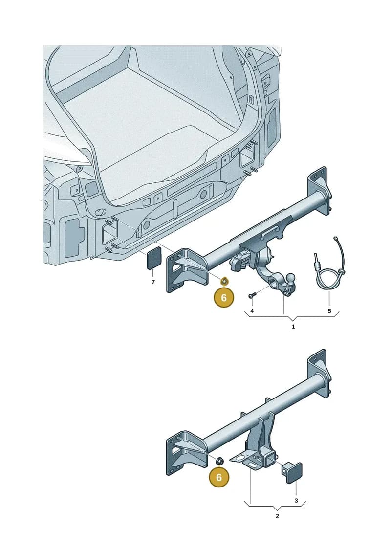 N91303901 — Audi Q6 e-tron (2023-2025) diagram f5s804050, position 6