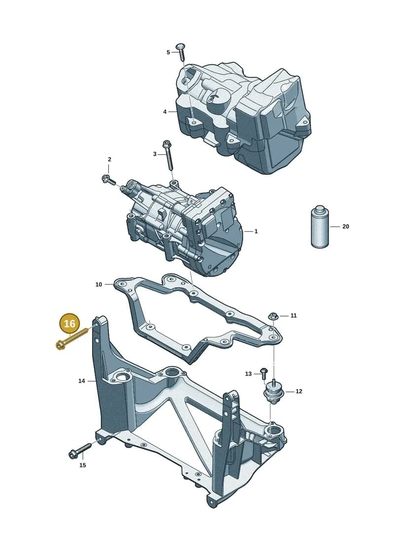 N91305101 — Audi Q6 e-tron (2023-2025) diagram f5s260300, position 16