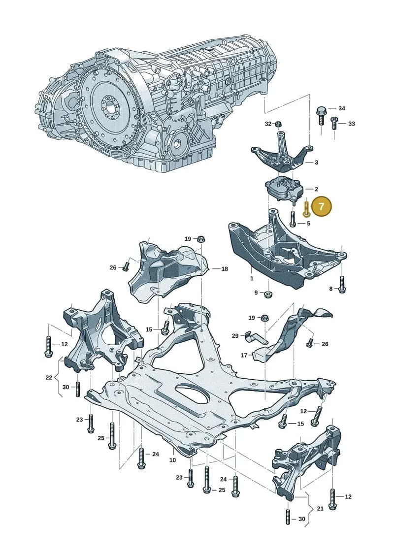 N91311201 — Audi A5 Limousine (2024-2025) diagram 8wk399100, position 7