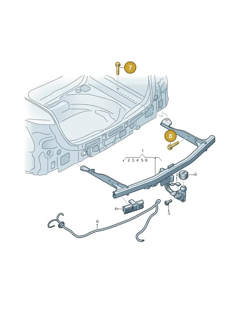 N91312301 — Audi RS6 Avant (2019-2025) diagram 435804500, position 7+8