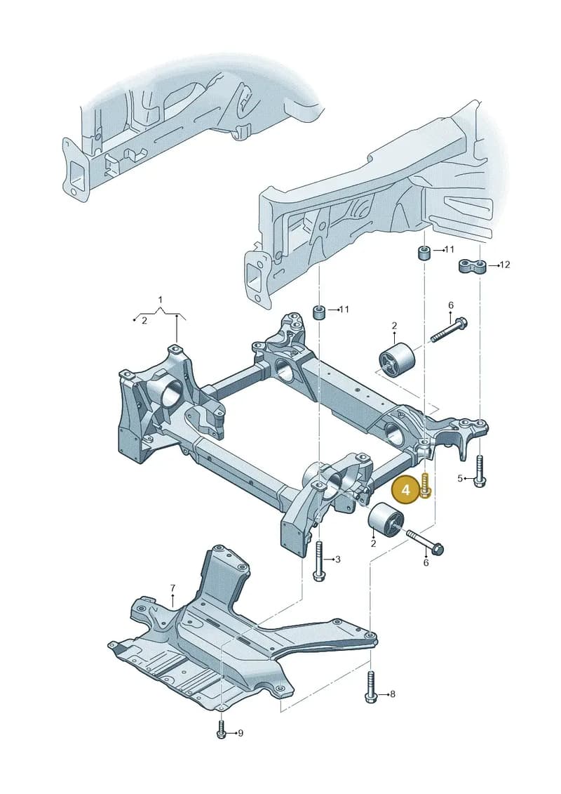N91317801 — Audi Q8 e-tron (2018-2025) diagram 586399000, position 4