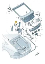 WHT000169A Volkswagen Hexagon Socket Head Bolt