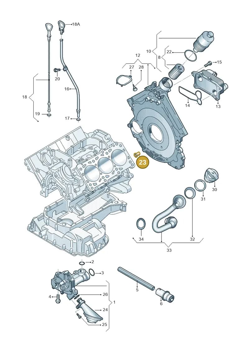 WHT000404A — Audi Q7 (2015-2025) diagram 859115050, position 23