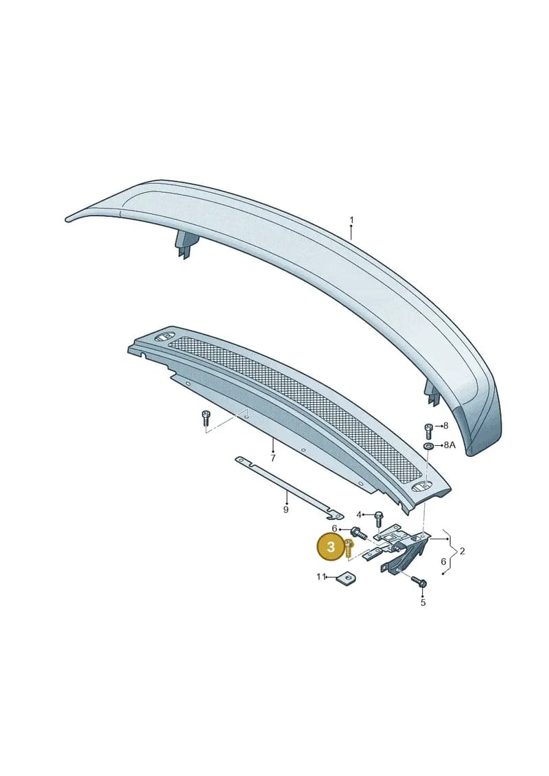 WHT000439 — Audi R8 qu. 5.2 (2012-2015) diagram 752827660, position 3