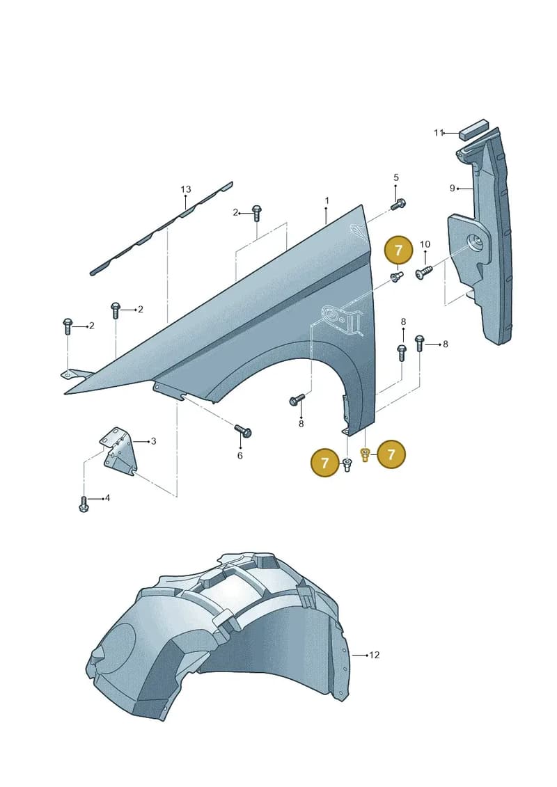 WHT000503 — SEAT Leon ST (2016-2020) diagram 754821000, position 7