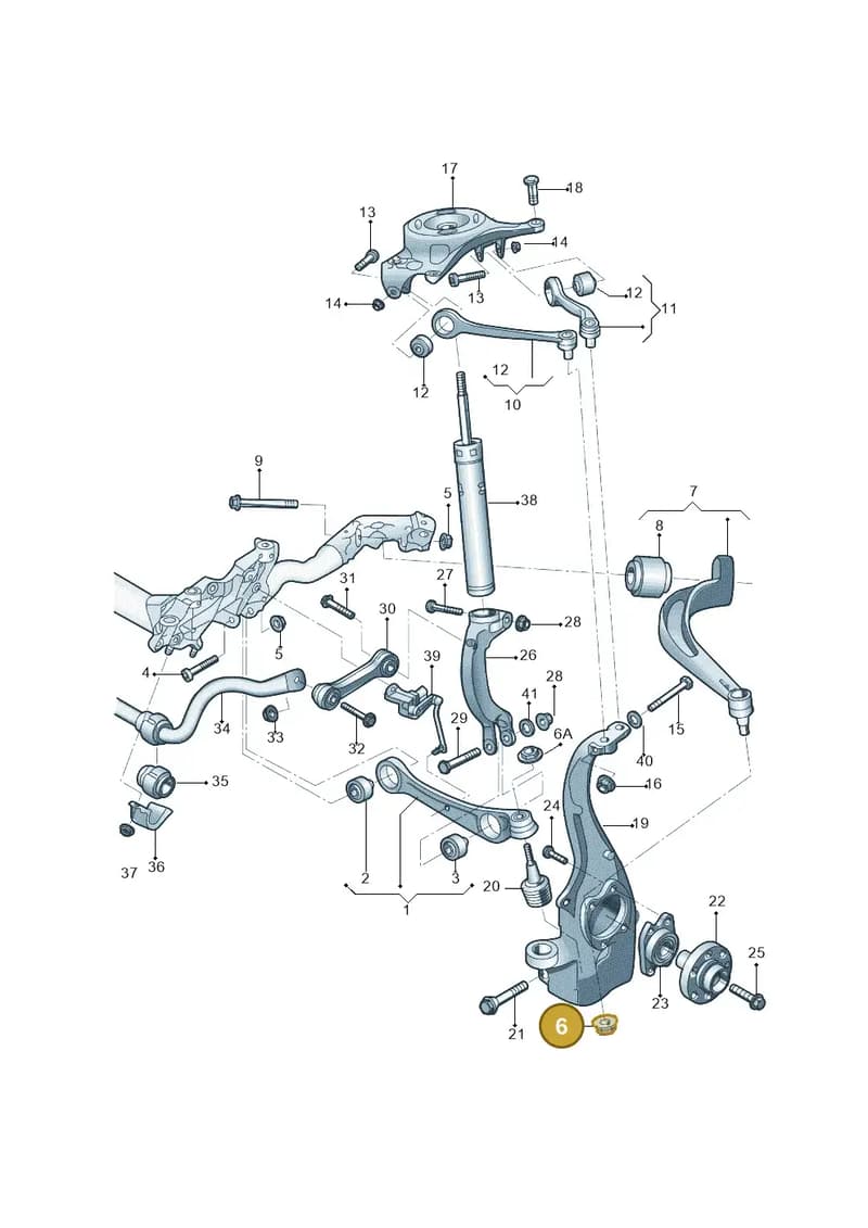 WHT000785B — Audi Q5 (2009-2018) diagram 687407000, position 6