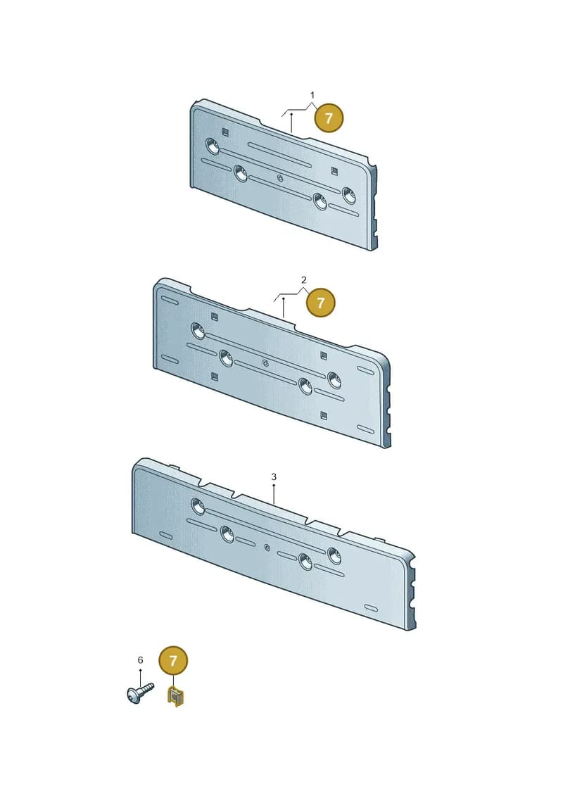 WHT000821 — Audi RS Q8 (2019-2025) diagram 595807400, position 7