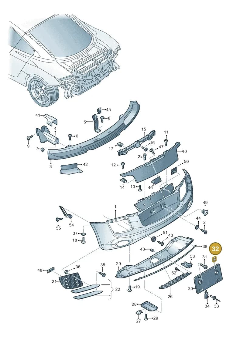 WHT000821 — Audi R8                08> (2007-) diagram 618807600, position 32