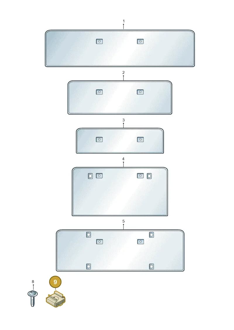 WHT000821 — Audi RS6 Avant (2019-2025) diagram 538807400, position 9