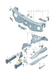 WHT000880 Volkswagen Bolt Hexagon Headwith Shoulder (Combi)