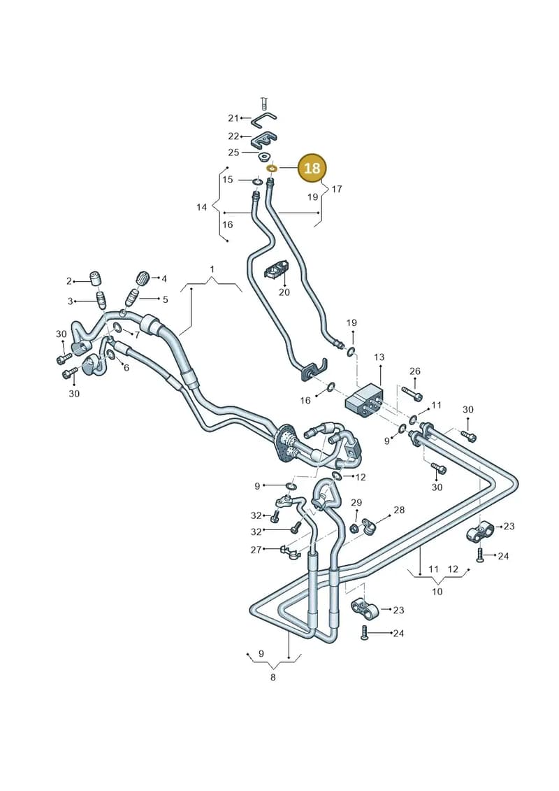 WHT001247A — Audi A8 (2013-2018) diagram 771260900, position 18